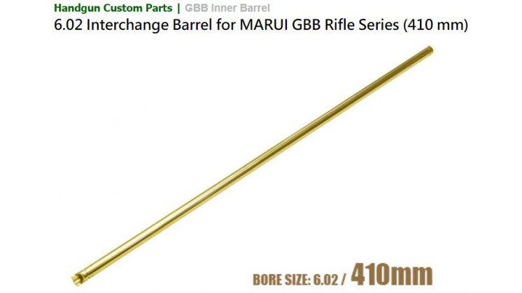 Guarder 6.02 Interchange Barrel for MARUI GBB Rifle Series (410 mm)